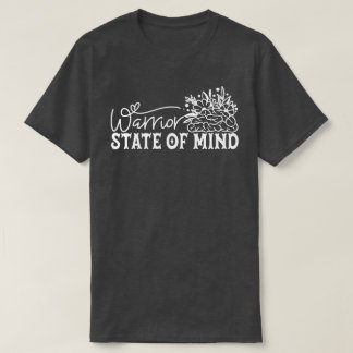 Warrior State of Mind Floral Brain Tshirt