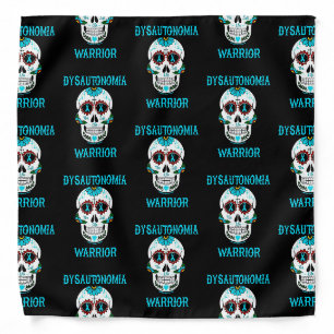 Warrior/Sugar skull...Dysautonomia Bandana