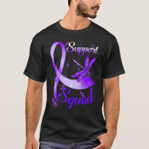 Warrior Support Squad Dragonfly Alzheimer's Awaren T-Shirt