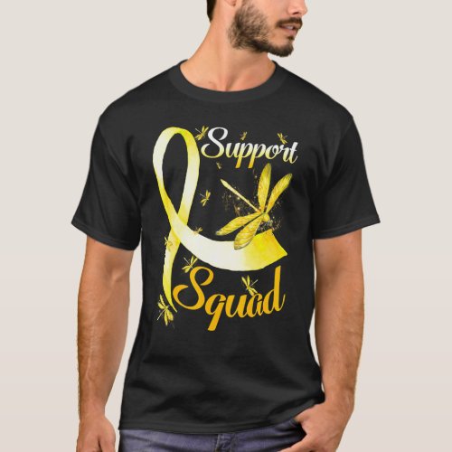 Warrior Support Squad Dragonfly Obesity Awareness T_Shirt
