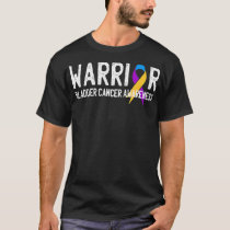 Warrior Survivor Bladder Cancer Awareness Month Ri T-Shirt