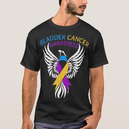 Warrior Survivor Bladder Cancer Awareness Month Ri T_Shirt