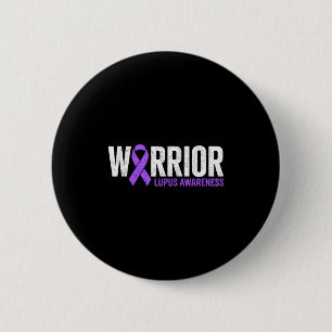 Warrior survivor fighter lupus awareness sle button