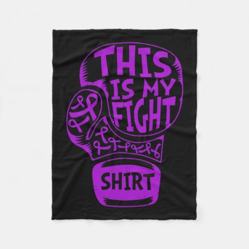 Warrior This Is My Fight  Fleece Blanket