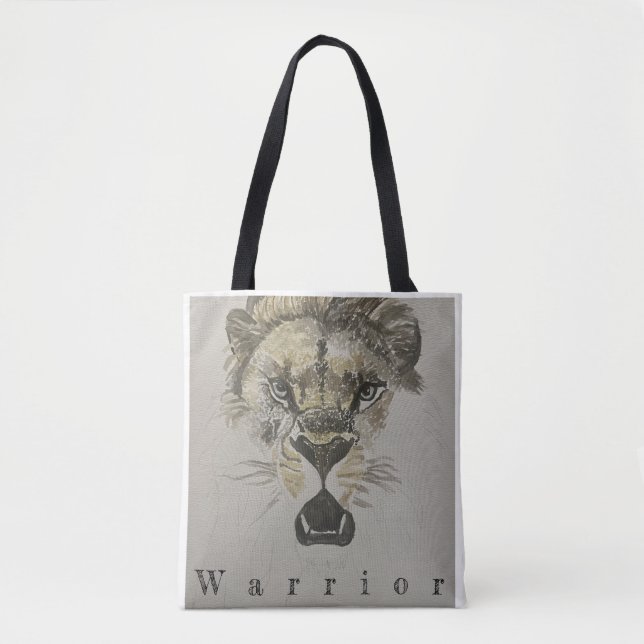 Warrior Tote Bag (Front)