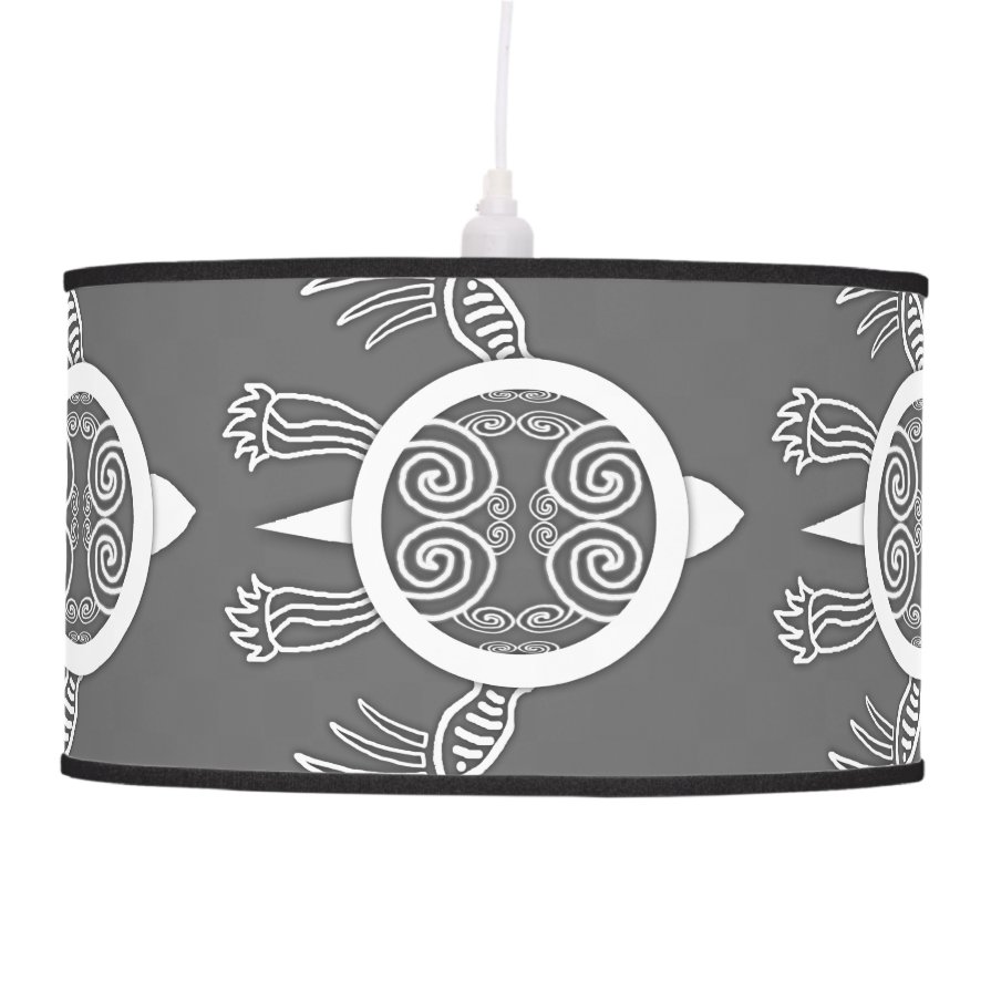 Warrior Turtle Ceiling Lamp