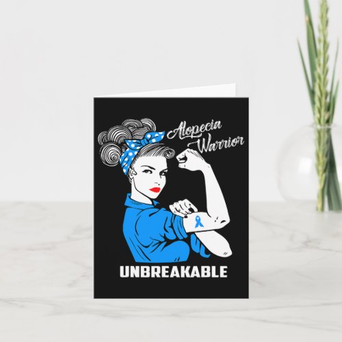 Warrior Unbreakable Alopecia Awareness Gift  Card