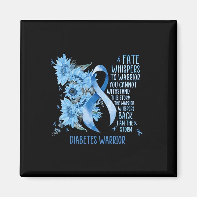 Warrior Whispers To Fate I Am The Storm  Magnet (Front)