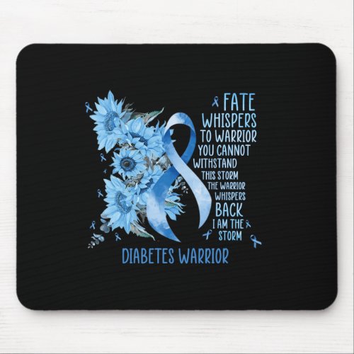Warrior Whispers To Fate I am the storm Mouse Pad