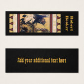 Warrior with Headdress and Shield Bookmarks (Front & Back)