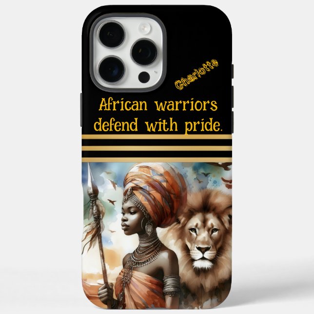 Warrior with lion’s strength Case-Mate iPhone case (Back)