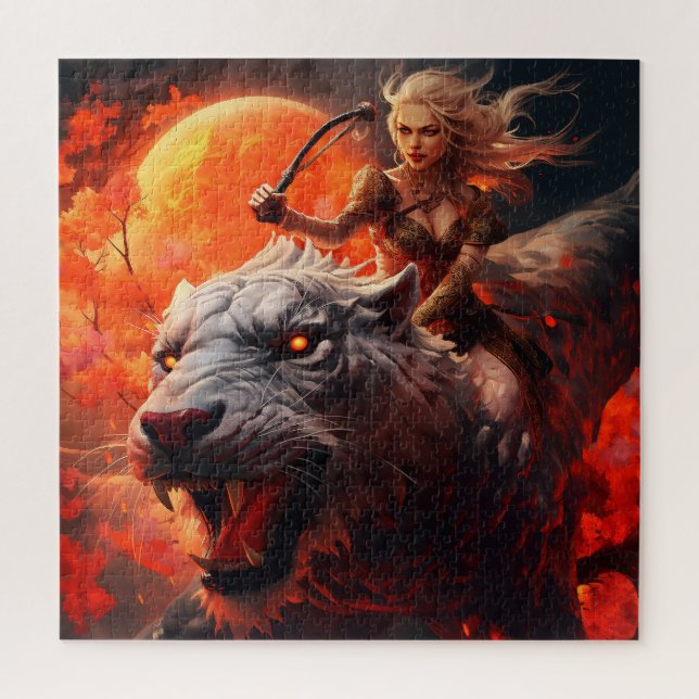 Warrior Woman Jigsaw Puzzle (Vertical)