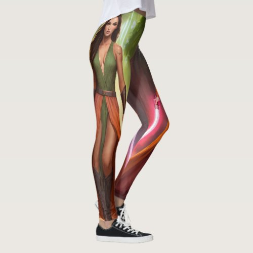 Warrior Women Defying the Odds Throughout History Leggings