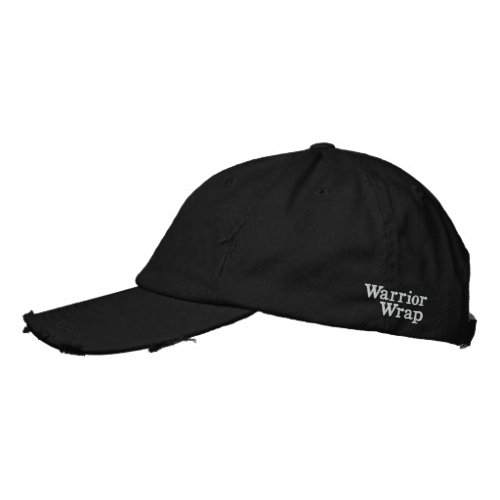 Warrior Wrap Wear Black Hat WW Logo Name on Side