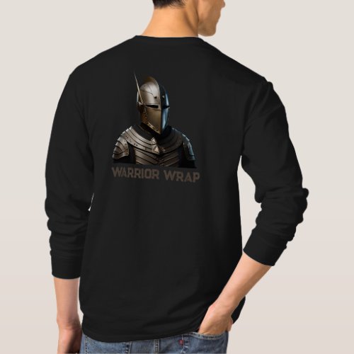 Warrior Wrap Wear Knight Logo T_Shirt Long Sleeve