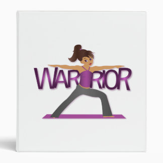 Warrior Yoga Girl Binder