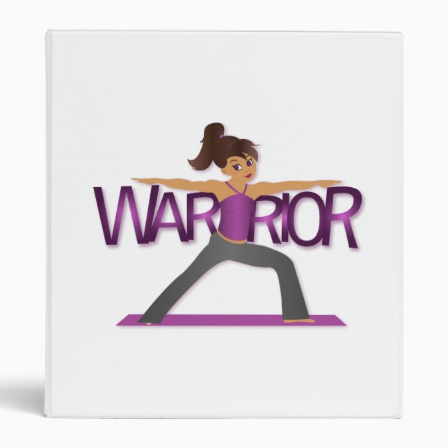 Warrior Yoga Girl Binder (Front)