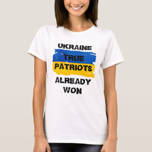 Warriors Blue and Yellow Ukraine Flag T-Shirt