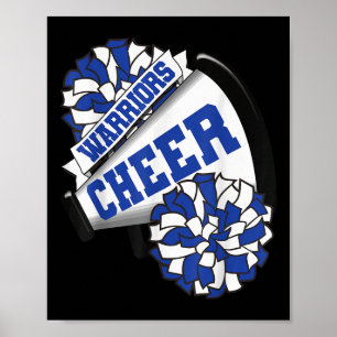 Warriors Cheer Back To School Cheerleading Spirit Poster