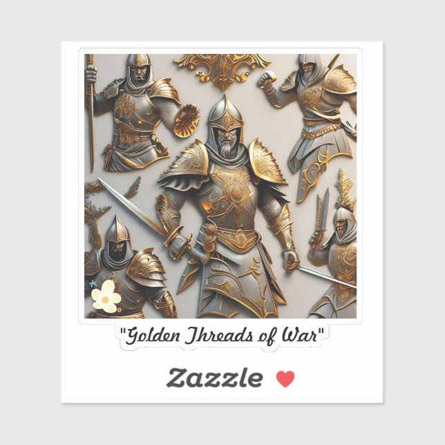 "Warrior's Code" Sticker (Sheet)