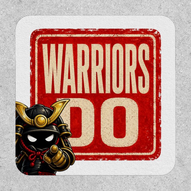 Warriors Do Square Patch (Front)