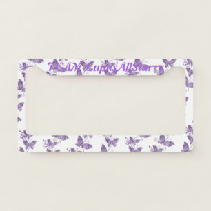 Warriors in Purple License Plate Frame