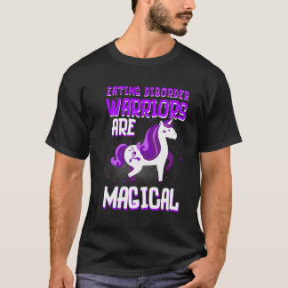 Warriors Magical Eating Disorder Awareness Unicorn T-Shirt