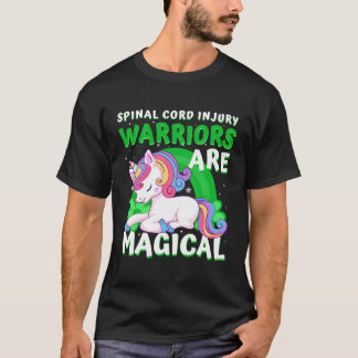 Warriors Magical Sal Cord Injury Awareness Unicorn T-Shirt