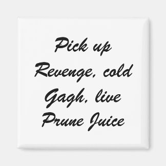 Warrior's meal shopping list magnet