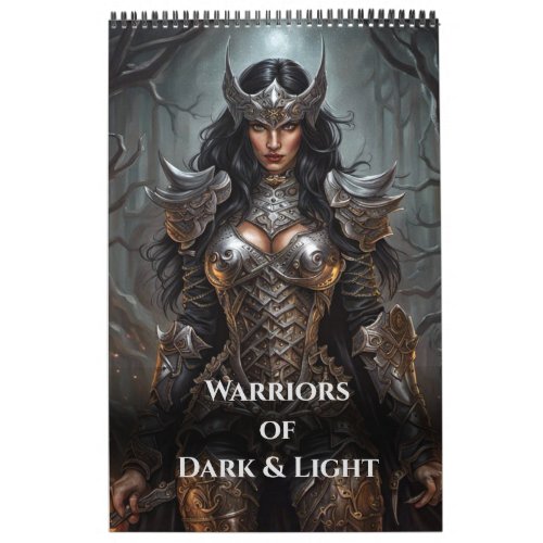 Warriors of Dark  Light by Ivy and Bat Art Calendar