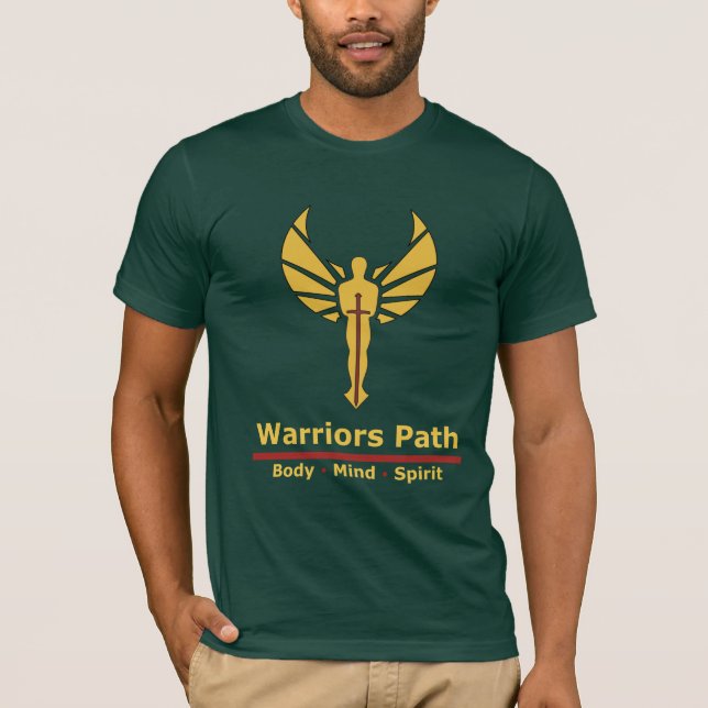 Warriors Path Green T T-Shirt (Front)