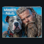 Warriors & Pitbull Dog Heroes Calendar<br><div class="desc">Unleash the power of loyalty and strength with our one-of-a-kind calendar, featuring awe-inspiring images of strikingly handsome warriors and their devoted pit bull companions. Each month showcases a new dynamic duo, capturing the essence of bravery and the unbreakable bond between man and his best friend. From January to December, these...</div>