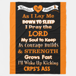 Warrior's Prayer...CRPS Fleece Blanket