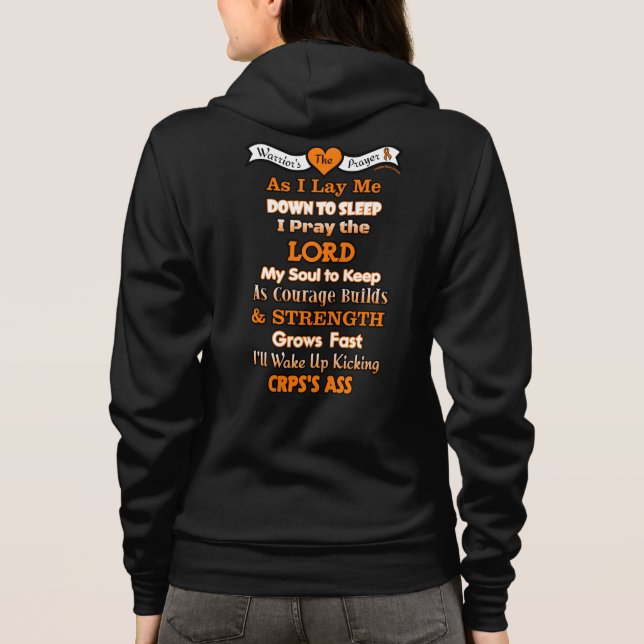 Warrior's Prayer...CRPS Hoodie (Back)