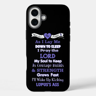 Warrior's Prayer...Lupus iPhone 16 Plus Case