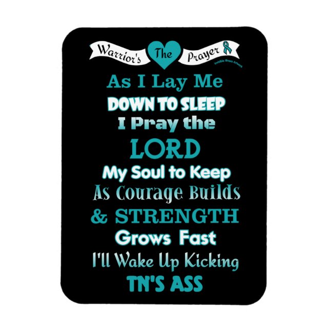 Warrior's Prayer...TN Magnet (Vertical)