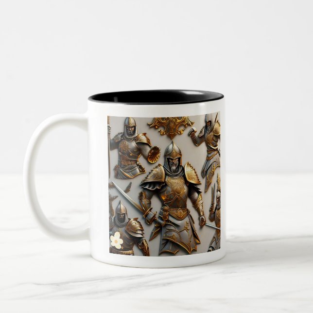 "Warrior's Pride" Two-Tone Coffee Mug (Left)