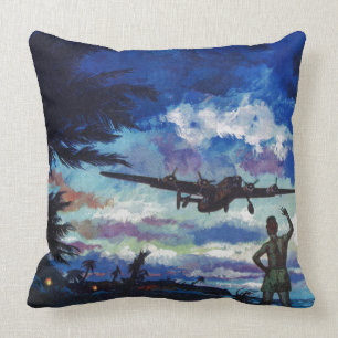Warrior's Return Throw Pillow