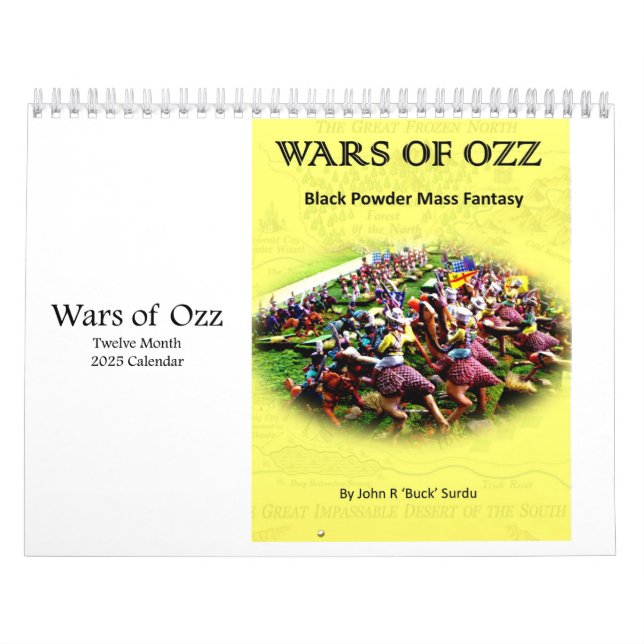 Wars of Ozz 2025 Calendar (Cover)
