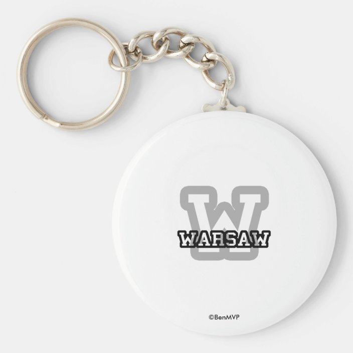 Warsaw Key Chain