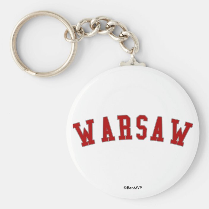 Warsaw Keychain