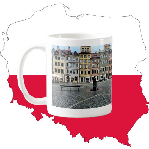 Warsaw Old Town Poland Photograph Coffee Mug