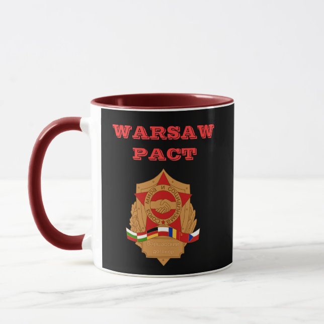 Warsaw Pact Mug  Варшавского договора" Кружка (Left)