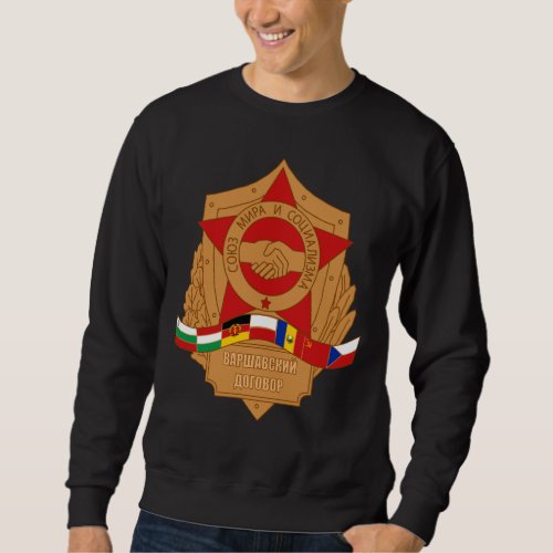 Warsaw Pact USSR Socialist Eastern Bloc Sweatshirt