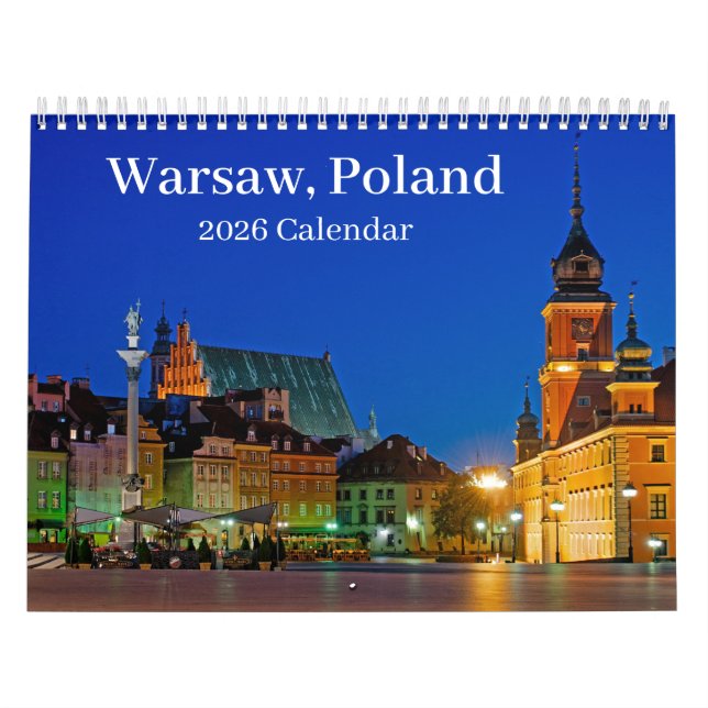 Warsaw Poland 2025 Calendar (Cover)