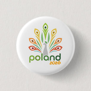 Warsaw Poland 2026 International Convention Pin
