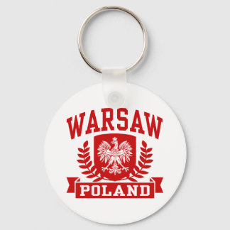 Warsaw Poland Keychain