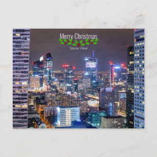 Warsaw, Poland, Merry Christmas, Postcard