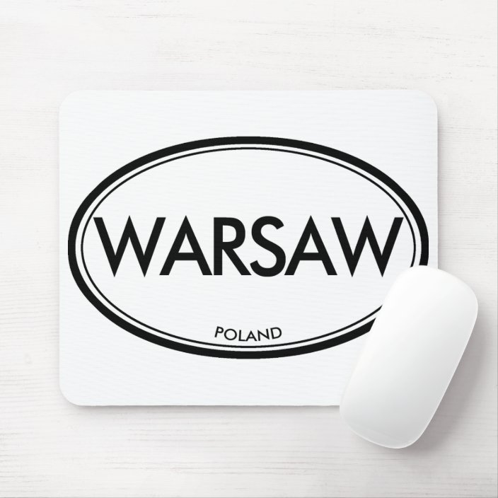 Warsaw, Poland Mouse Pad