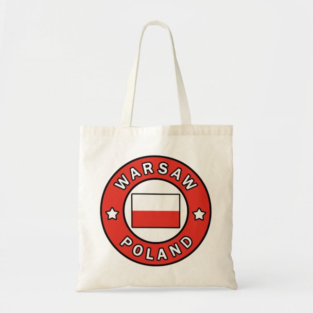Warsaw Poland Tote Bag (Front)